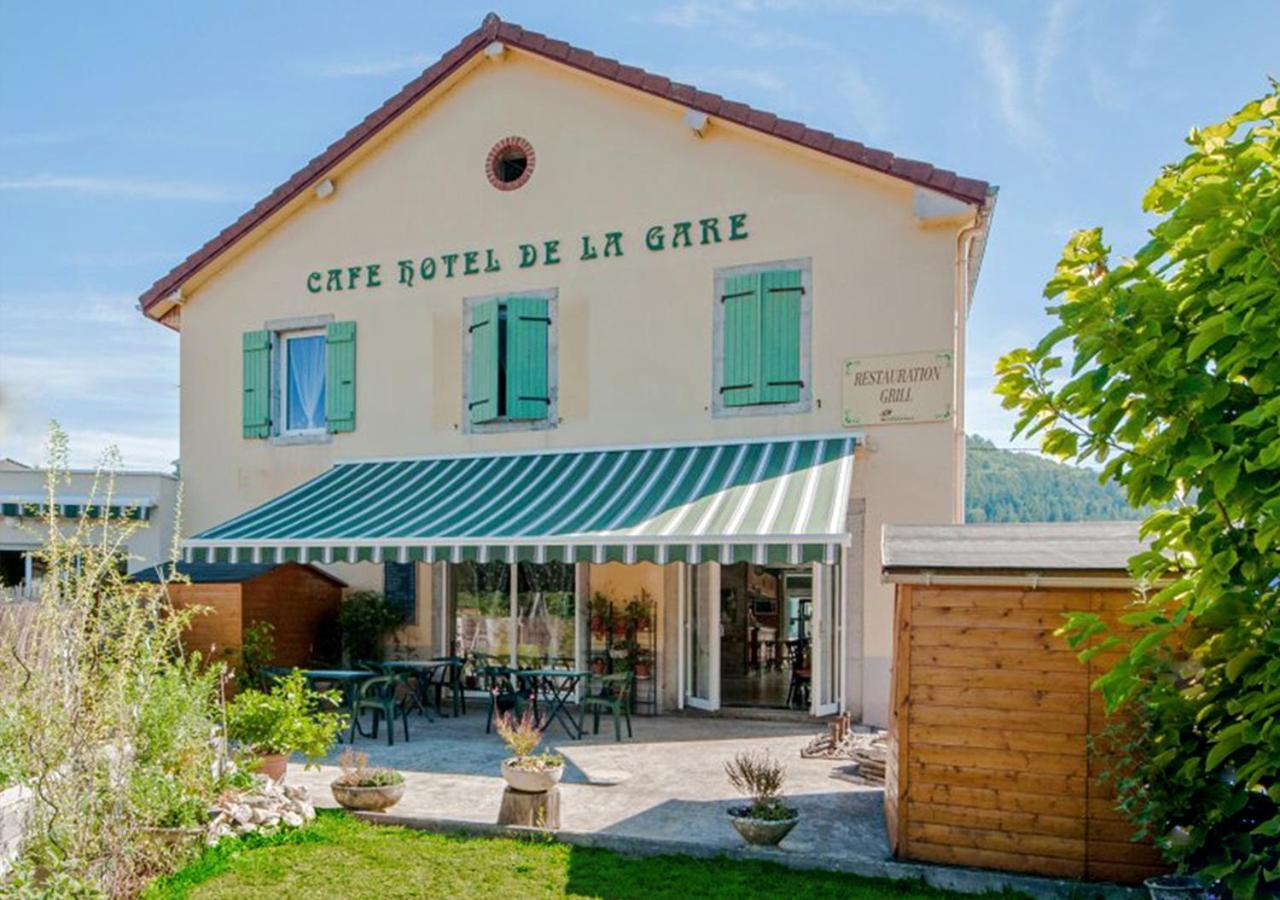Café Hôtel de la Gare Champagnole Exterior foto